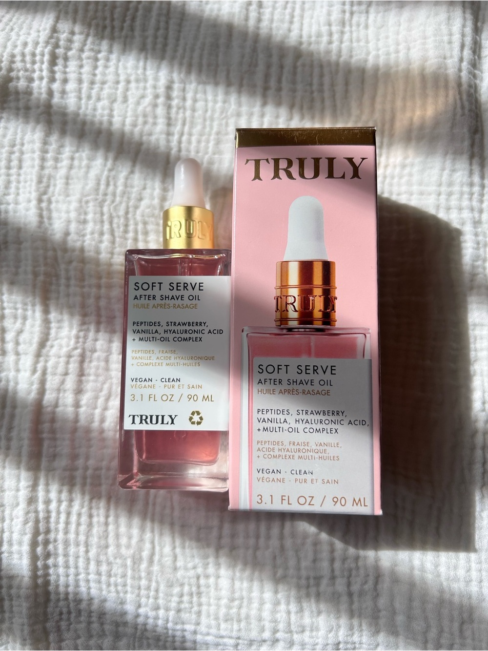 Truly Soft Serve After Shave Oil — Pink